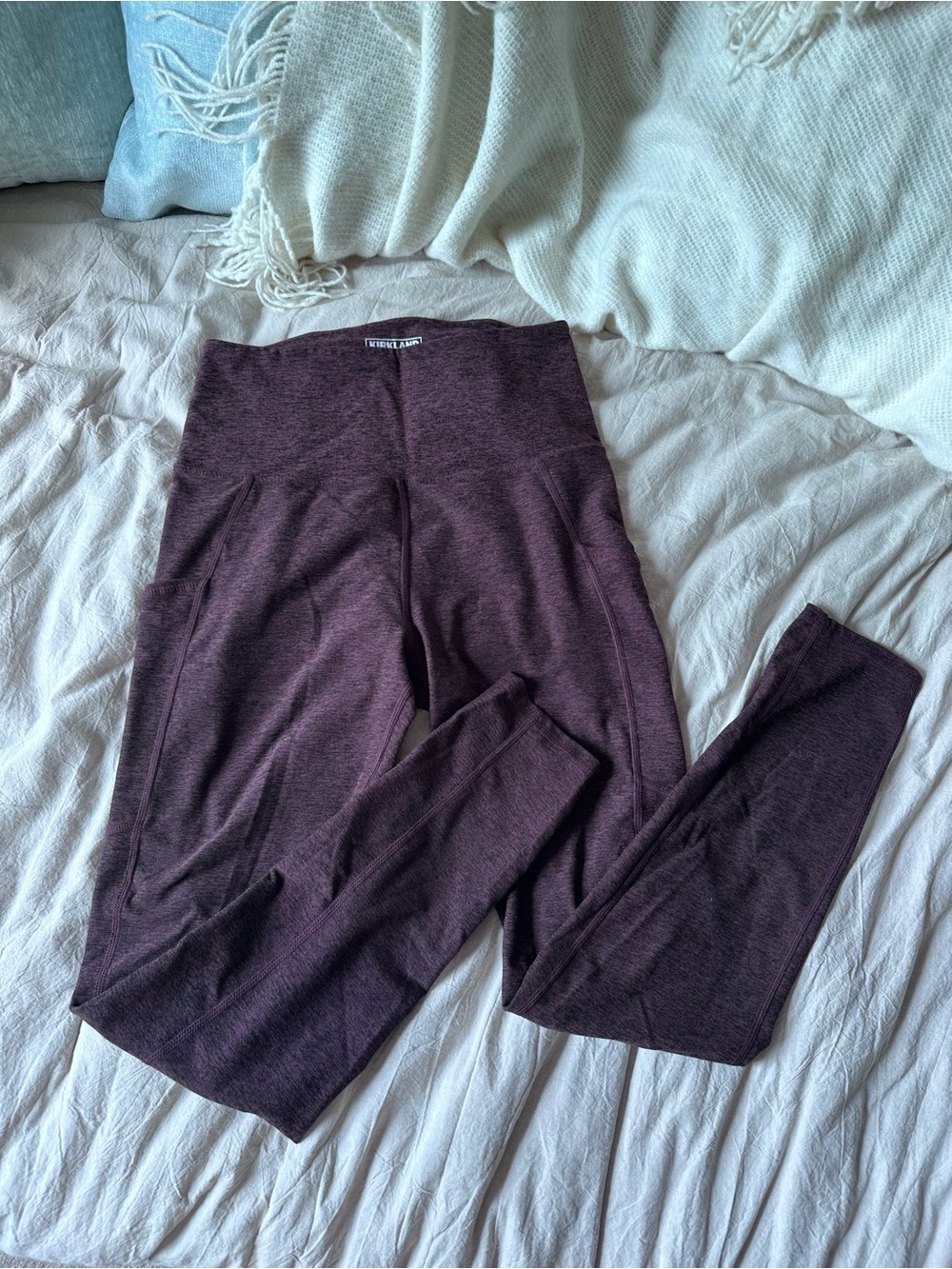 High-Waist Purple/maroon Leggings
